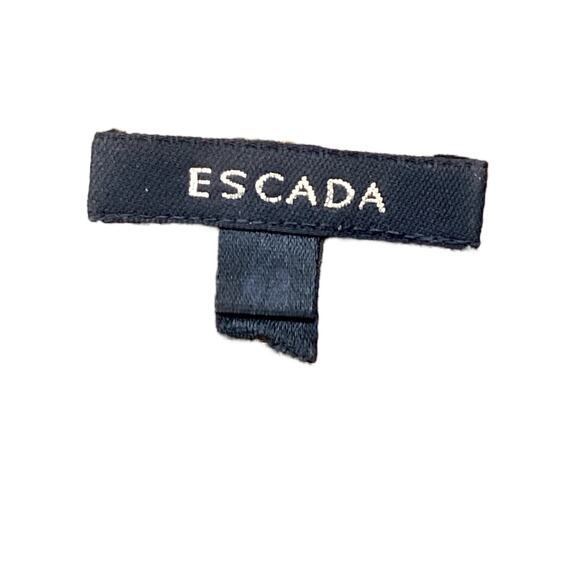 Escada Top Women’s Size 12 Silk Animal Print Lightweight Tank Top Brown - Picture 4 of 4